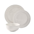 thumbnail image 5 of Better Homes & Gardens Artisan 12-Piece White Stoneware Dinnerware Set, Service for 4, 5 of 15