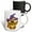 Multicolor, variant on 3drose, Witchy Goofkins Monkey Cartoon, 11oz Two-tone Black Mug