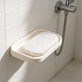 thumbnail image 6 of ZOURIH 4PCS Non-Slip Soap Saver Pads - Self-Draining Soap Bar Holder for Shower, Bathroom and Travel,White, 6 of 6