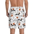 thumbnail image 4 of Lsque Halloween Dachshund Mens Sleep Pajama Shorts,Short Pajama Pants, Cotton Ultra-Soft Knit-Large, 4 of 9