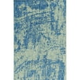 thumbnail image 1 of HomeRoots 352371 7 ft. 10 in. Round UV-Treated Polypropylene Grey & Denim Area Rug, 1 of 1