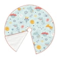 thumbnail image 2 of KLL Space With Dino Astronauts Christmas Tree Skirt 30" ,Party Decorations Farmhouse for Christmas Decorations Holiday Party, 2 of 6