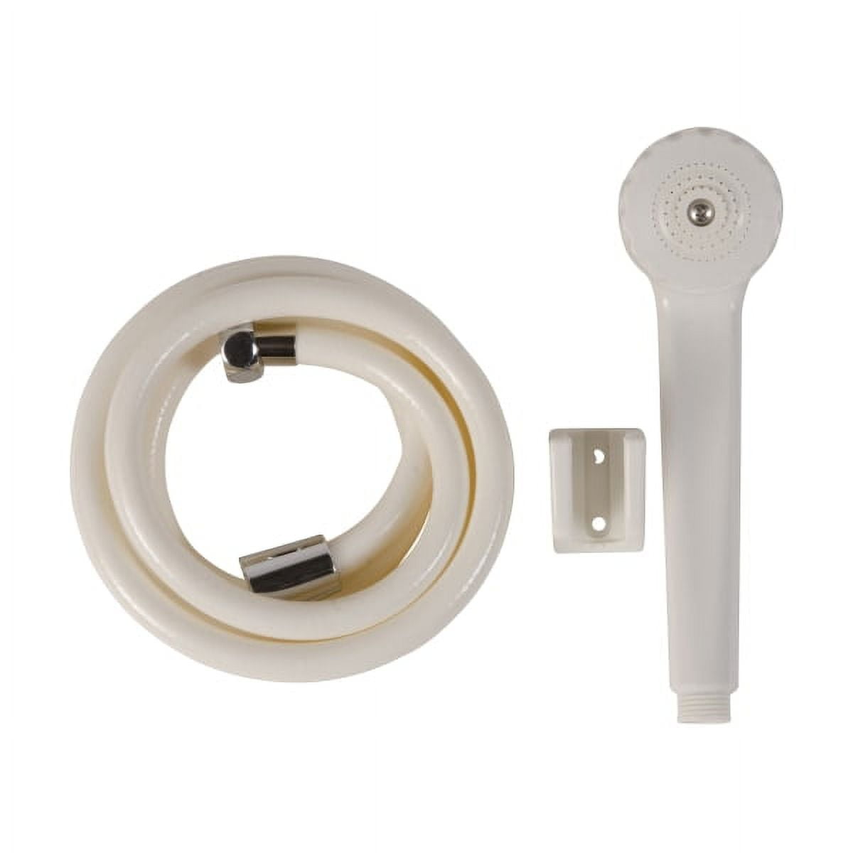 HealthSmart Handheld Body Shower Head, 60"H x 2"W x 3"D, White