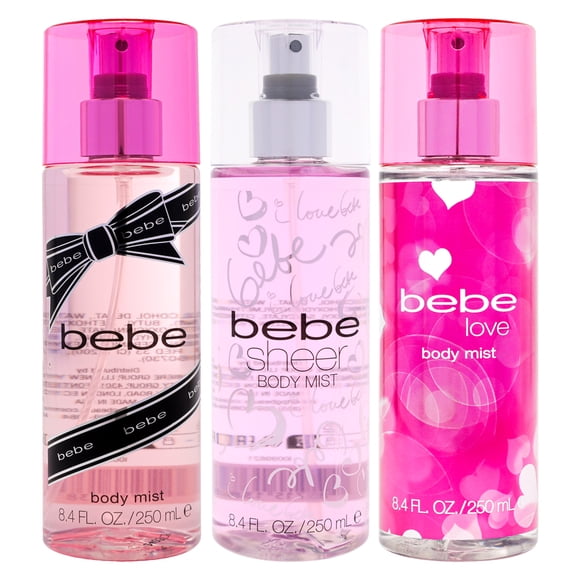 Perfume Bebe Bebe Eau de Parfum para mujer, set de 3 piezas