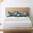 thumbnail image 6 of GZHJMY Tropical Floral Satin Pillowcase for Hair and Skin Silk Pillowcase, Standard Size(20x26 inches) - Slip Cooling Satin Pillow Covers with Envelope Closure, 6 of 7