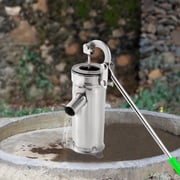 Hand Well Pump Manual Press Deep Water Pump for Industrial Work Garden Yard Farm Home Stainless Steel