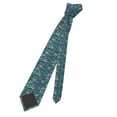 thumbnail image 5 of Naloa Modern Excavator Print Solid Color Tie Formal Necktie for Men，Suitable for business, daily life, work, 5 of 5