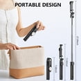 thumbnail image 4 of Selfie Stick for Phone, Extendable Travel Tripod with Wireless Remote for Selfies, Video Recording, Compatible with All Cell Phones, Black, 4 of 9