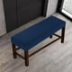 thumbnail image 4 of Fundas elásticas suaves para sillas y bancos de comedor, protector de asiento para Azul, 4 of 9