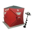 thumbnail image 1 of Nordic Legend 33cc Power Ice Auger and Portable Two Man Shelter Combo, 1 of 4