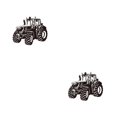 thumbnail image 2 of Matsuzay Personalizar la habitación de los niños con el camión Adhesivo de pared del coche Set Tractor Camión Coche Adhesivo de pared del 37x56cmnegro 2Conjunto, 2 of 6
