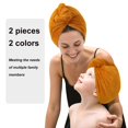 thumbnail image 5 of Agkxhdec Toalla De Microfibra Para Secar El Cabello Para Mujeres, Toalla De Turbantes Para Cabello Húmedo, Toallas De Pelo Turbie Twist (El Color De La Imagen Es Solo Para Referencia) (Amarillo Albari, 5 of 5