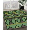 thumbnail image 3 of Ahgly Company Machine Washable Indoor Square Transitional Green Onion Green Area Rugs, 5' Square, 3 of 7