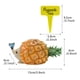 thumbnail image 3 of Modelos de erizo simulados, figuritas de animales lindos, Mini figuritas de piña, animales de jardín, micropaisaje para dormitorio y escritorio, 3 of 4