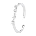 thumbnail image 3 of Anillo de doce constelaciones para mujer, anillo de dedo índice moderno, anillo abierto distintivo de plata de ley 925 a la moda para mujer, 3 of 4