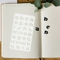 thumbnail image 4 of Dosaele2 Sets Reusable Alphabet Stencils For Crafts Plastic Letter Templates Lettering Stencils Diy Stencils For Crafts Alphabet Drawing Templates, 4 of 8