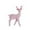 Pink, variant on 2025 CISIL Christmas Reindeer Statue Xmas Elk Figurine Deer Sculpture Holiday Decoration for Bedroom, Brown Sitting