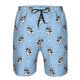 thumbnail image 3 of Balery French Bulldog Puppy Traje de Baño Estilo Hawaiano para Hombre, Shorts de Secado Rápido con Bolsillos-Small, 3 of 6