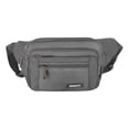 thumbnail image 1 of Bolsa de cintura kusrkot con correa ajustable para correr gris, 1 of 6