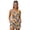 Sunflower Cow, variant on Xoenoiee Sunflower Cow Pattern Women's Swimsuit Tankini Tummy Control Bathing Suits Two Piece Full Coverage Slim Swim Suits with High Waisted Bottom, S
