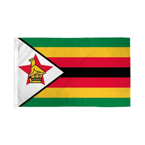 Zimbabwe Flag 2x3ft Poly