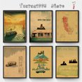 thumbnail image 2 of Póster de papel kraft de la película Into The Wild, pintura de pared artística, decoración del hogar, sala de estar, bar, regalo, 2 of 5