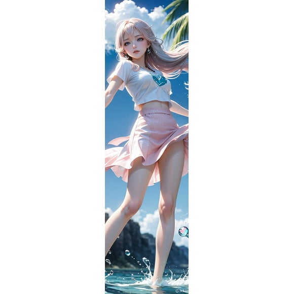HAHADAXA Body Pillow Anime Girl,Double Sided hugs, 50 * 150cm(19.68x59.05in) 2Way Tricot,Including fillers,Body Pillow for Sofa Living Room Bedroom Dorm Decor