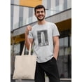 thumbnail image 2 of Leaning Tower Of Pisa Sketch T-Shirt Men -Ethan Harper Designs, Male x-Large, 2 of 4