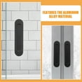 thumbnail image 3 of CIMAXIC 4Pcs Adhesive Handle Self Stick Black Aluminum Casting for Sliding Door, 3 of 8
