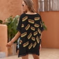 thumbnail image 5 of Hot Dog Women's Swimsuit Coverup Summer Beach Cover Up Bathing Suit Dress, 5 of 6