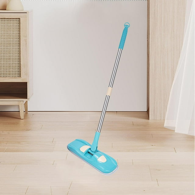 Mini Kids Mop Miniatura Mopping House Tool Cool Car Design Playhouse Toy Aprendizaje temprano pequeños Juguetes de limpieza para edad preescolar azul CUTICAT Fregona para niños pequeños