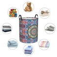thumbnail image 2 of ZICANCN Psychedelic Art Laundry Basket Organizer - Dirty Clothes Hamper for Bathroom Kids Girls Boys Laundry Hamper Small, 2 of 8