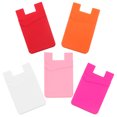 thumbnail image 4 of Miangastore 5pcs Phone Wallet Phone Wallet Holder Card Case Phone Back Pocket Card Purse Bag, 4 of 8