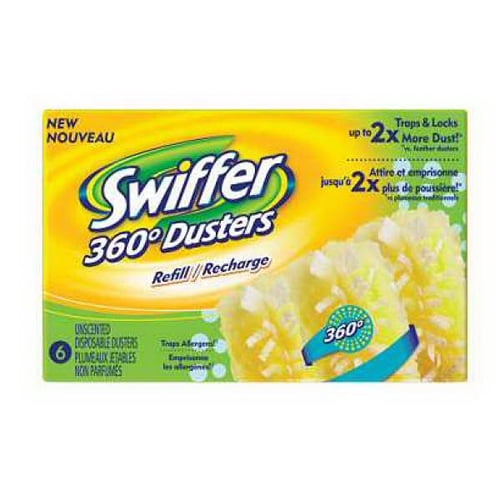 Swiffer Dusters 360 Degrees Refill, Recharge - 6 Ea, 2 Pack