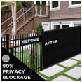thumbnail image 4 of 6 ft. x 50 ft. Privacy Screen Fence, Black, 4 of 8