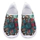 thumbnail image 1 of Zapatos planos casuales con estampado de mariposas y estampado de girasoles para mujer, zapatillas ligeras y cómodas para correr, zapatos de malla transpirables de verano, 1 of 5