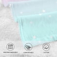 thumbnail image 4 of SKYSONIC 2 PCS Hand Towels, Two-Color Stars 16 x 28 Inch Soft Highly Absorbent Cotton Bathroom Towels for Bathroom Ktichen Travel SPA Gym, 4 of 7