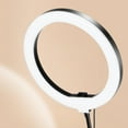 thumbnail image 4 of Overhead Phone Mount with Ring Light, Stable 3 Color Temperatures Portable Space Saving LED Desk Ring Light with Clamp  for Manicure, 4 of 7
