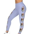 thumbnail image 2 of Roncen Women's Santa Claus Print Christmas Leggings High Waist Stretch Christmas Tights Pants Skull Santa Xmas Leggings, 2 of 9