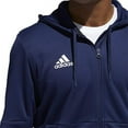 thumbnail image 4 of FM7681 Adidas Men's Team Issue Full Zip Jacket Team Navy Blue Melange/White 2XLT, 4 of 6