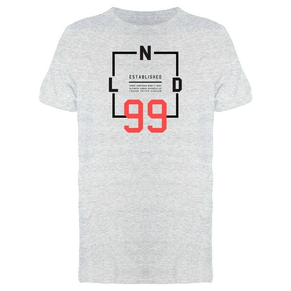 Graphic Lnd Established 99 Tee Men's -Image by Shutterstock