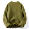 thumbnail image 4 of Wancir 2025 Chunky Knitting Sweater Pullover for Men Casual V Neck Jumpers Long Sleeve Oversized Sweaters Thermal Knit Tops, 4 of 6
