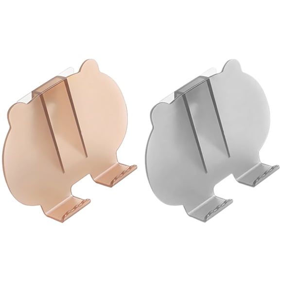 2 soportes de pared para teléfono, sin perforaciones, estación de carga para teléfono celular