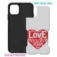 thumbnail image 2 of DistinctInk Custom SKIN / DECAL compatible with OtterBox Commuter for iPhone 11 Pro (5.8" Screen) - Red Heart - Love Each Other, 2 of 5