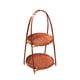 thumbnail image 5 of Cesta de frutas tejida de bambú, organizador de cesta de pan, cesta decorativa para comida, cesta de almacenamiento de bambú rústica, almacenamiento d 2 capas 38cmx22cm, 5 of 9
