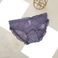 thumbnail image 2 of Gibobby Bragas elásticas para mujer Ropa interior para mujer Bragas para mujer Bikini Ropa interior Hipster Calzoncillos Calzoncillos de encaje de algodón(Morado，Talla única), 2 of 4