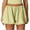 Light Green, variant on Womens Fashion Bubble Shorts Pleated Elastic High Waisted Shorts Casual Solid Temperament Bottoms Summer,White S