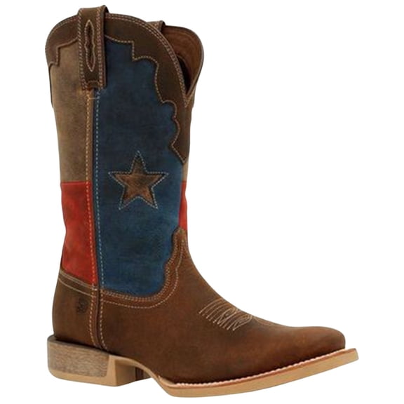 Durango Men's Rebel Pro Texas Flag Western Boot Broad Square Toe - DDB0333 10 D(M) US