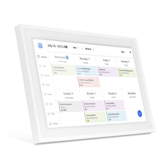 Aluratek AWFC10F - 10.1” Smart WiFi Digital Calendar & Photo Frame with 32GB Built-in Memory