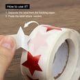 thumbnail image 4 of Laser Star Stickers 1 Inch 1 Roll DIY Adhesive Sparkling Labels Notes, Greeting Cards, 500 Count/Roll Gold, 4 of 6